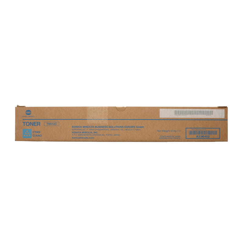 Konica Minolta TN-512 Cyan Original Toner Cartridge - TN512