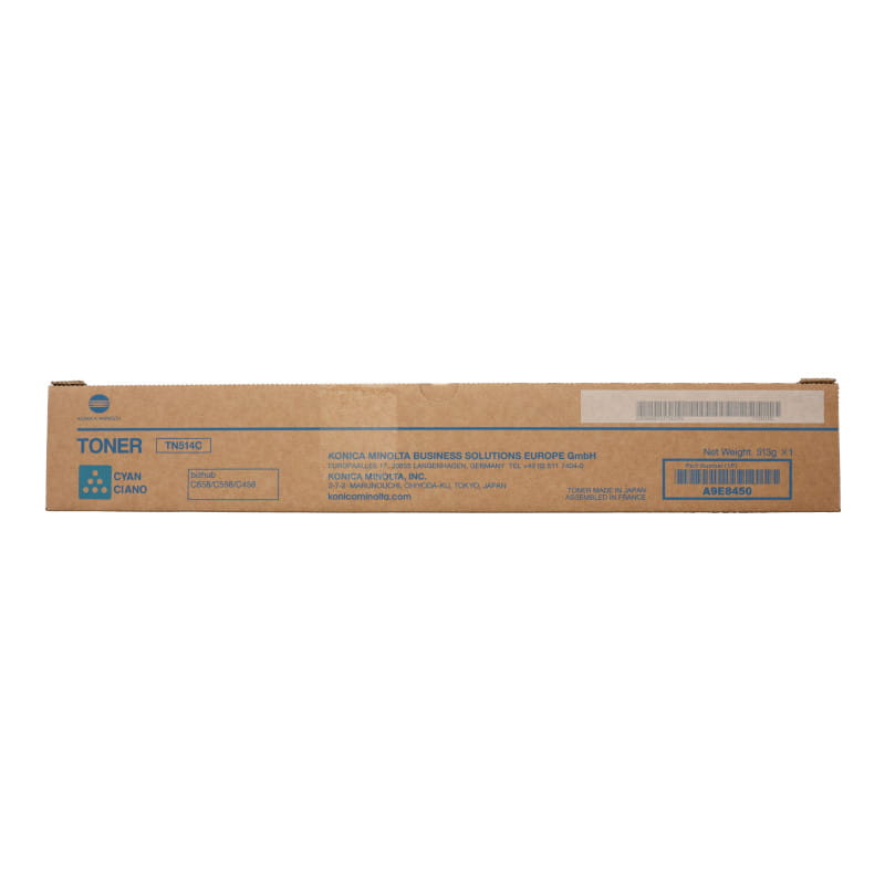 Konica Minolta TN-514 Cyan Original Toner - TN514C