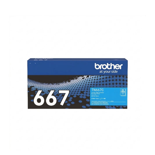 Brother TN667 Ultra High Yield Cyan Original Toner - TN-667C