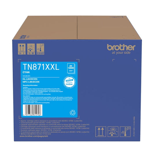 Brother TN871 Cyan High Yield Original Toner - TN-871