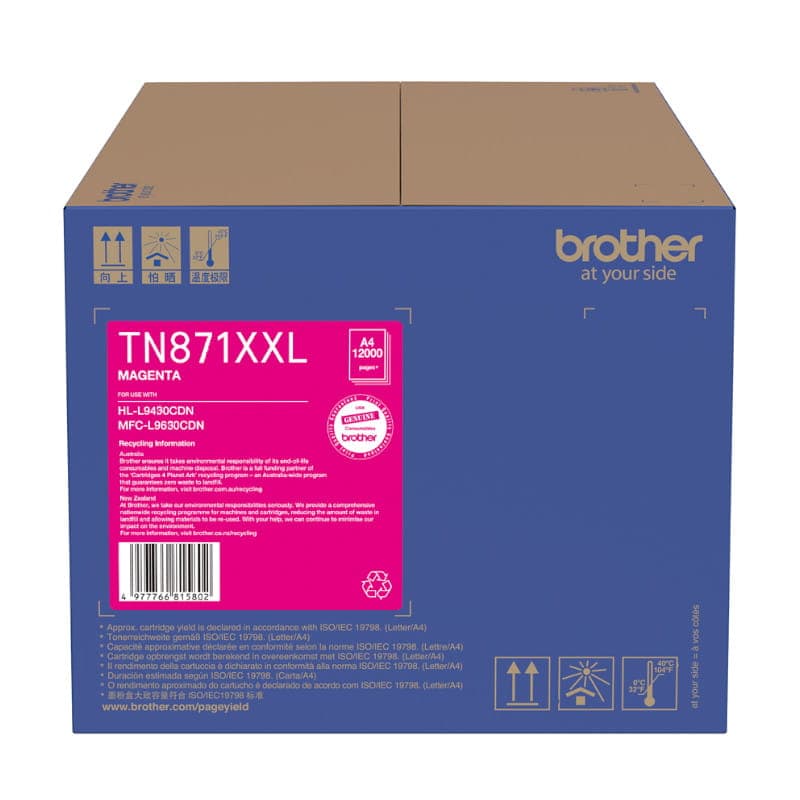 Brother TN871 Magenta High Yield Original Toner - TN-871