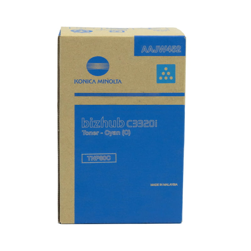 Konica Minolta TNP-80 Cyan Original Toner - TNP80C