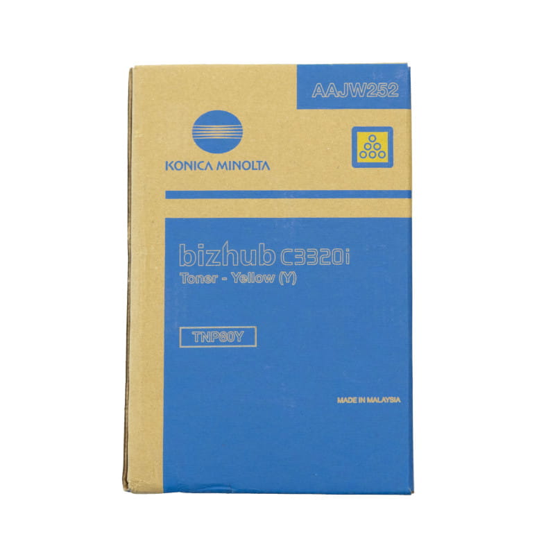 Konica Minolta TNP-80 Yellow Original Toner - TNP80Y