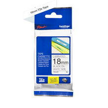 Load image into Gallery viewer, Brother TZ241 Black On White Laminated 18mm Tape - TZe-241