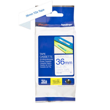 Load image into Gallery viewer, Brother TZ263 Blue On White Laminated 36mm Tape - TZe-263