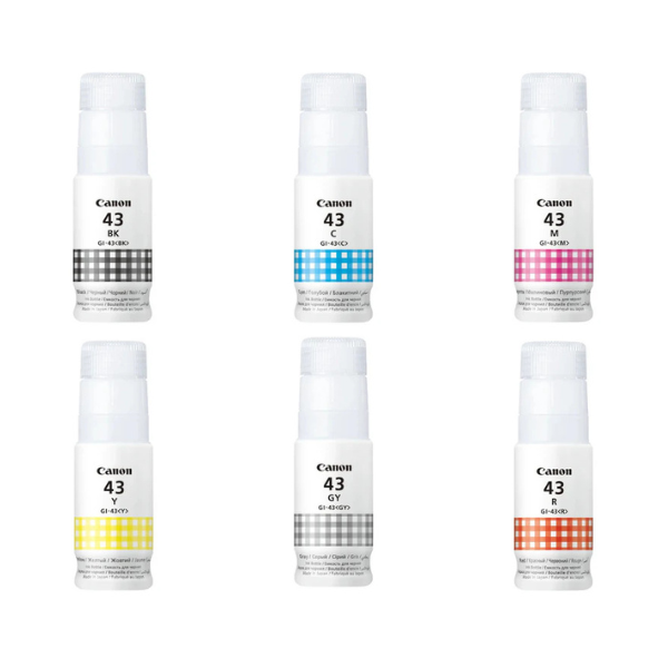 Canon GI-43 CMYKRG Original Ink Multipack - GI-43MP