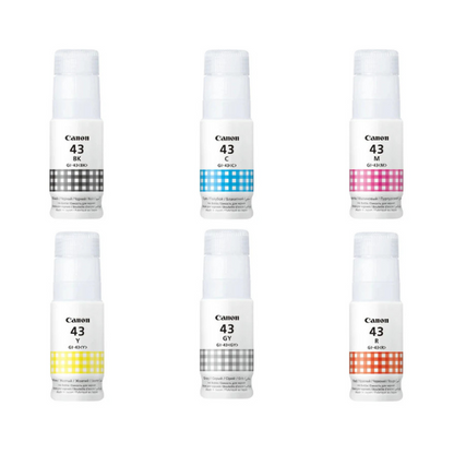 Canon GI-43 CMYKRG Original Ink Multipack - GI-43MP