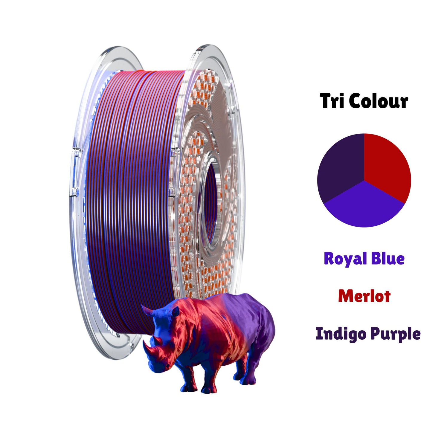 SA Filament PLA Tri Silk Filament 1.75mm / 750g