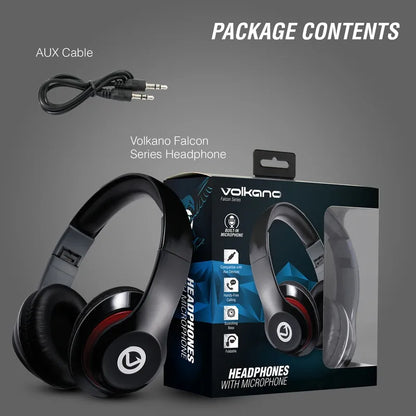 Volkano Falcon Series Headphones with Microphone