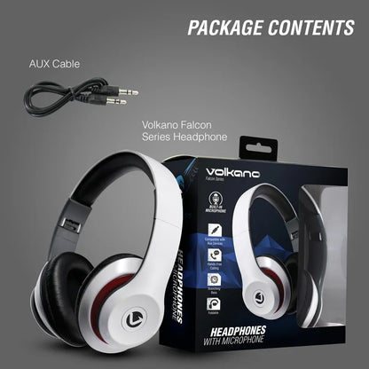 Volkano Falcon Series Headphones with Microphone