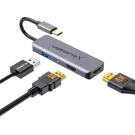 VolkanoX Core Duo HDMI Type-C to Dual HDMI Adaptor