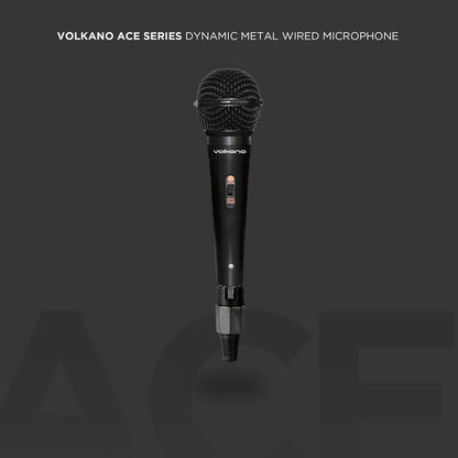 Volkano Ace Series Metal Wired Dynamic Vocal Microphone