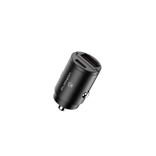 Volkano Veilix Series 45w PD Dual Ultra Small USB-A and USB-C Car Charger