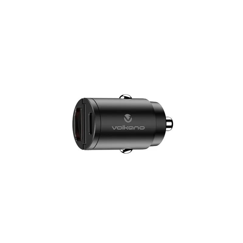 Volkano Veilix Series 45w PD Dual Ultra Small USB-A and USB-C Car Charger