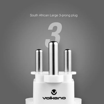 Volkano Traveller SA Series Travel Plug UK/Other to 15A SA plug