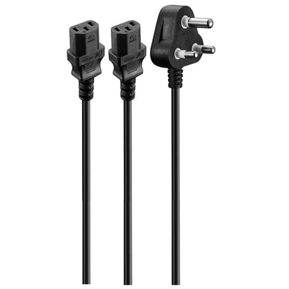 Volkano Presto Series Double 3-Pin IEC Power Cable