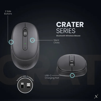 VolkanoX Crater Bluetooth Wireless Mouse