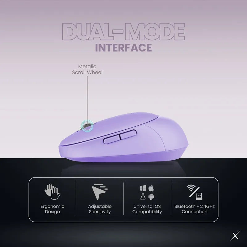 VolkanoX Crater Bluetooth Wireless Mouse