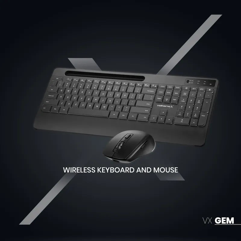 VolkanoX Gem Bluetooth Wireless Keyboard and Mouse