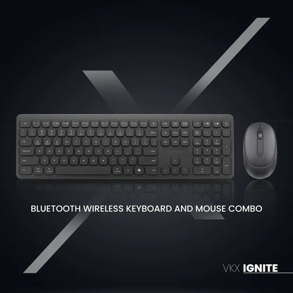 VolkanoX Ignite Bluetooth Wireless Keyboard and Mouse Combo