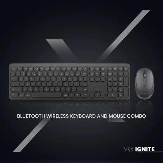 VolkanoX Ignite Bluetooth Wireless Keyboard and Mouse Combo