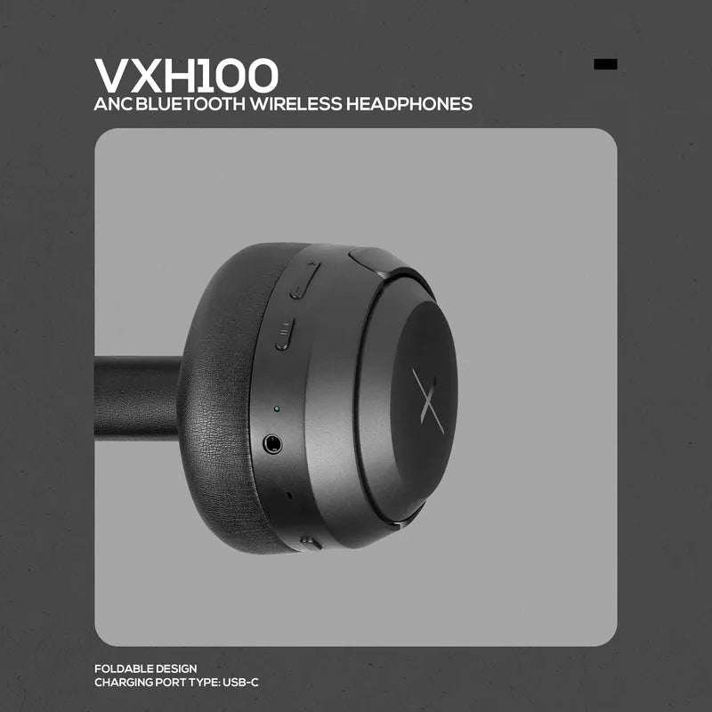 VolkanoX VXH100 Bluetooth Headphones with ANC