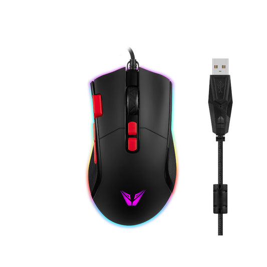 VX Gaming Morpheus Series Wired RGB Mouse with Braided Cable