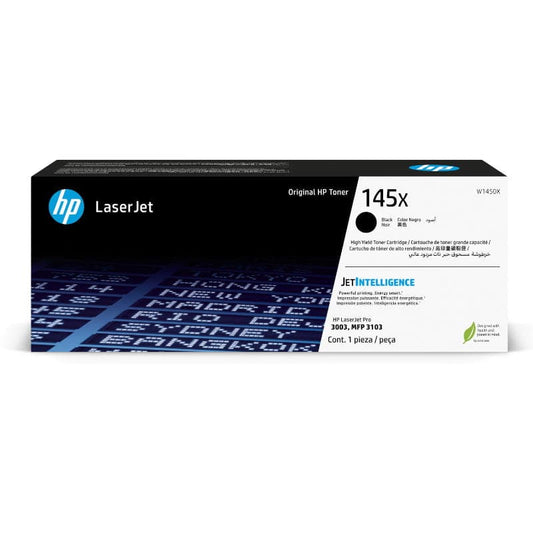 HP 145X Black High Yield Original Toner - W1450X