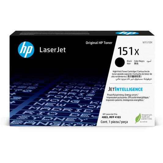 HP 151X Black High Yield Original Toner - W1510X