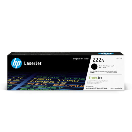 HP 222A Black Original Toner - W2220A
