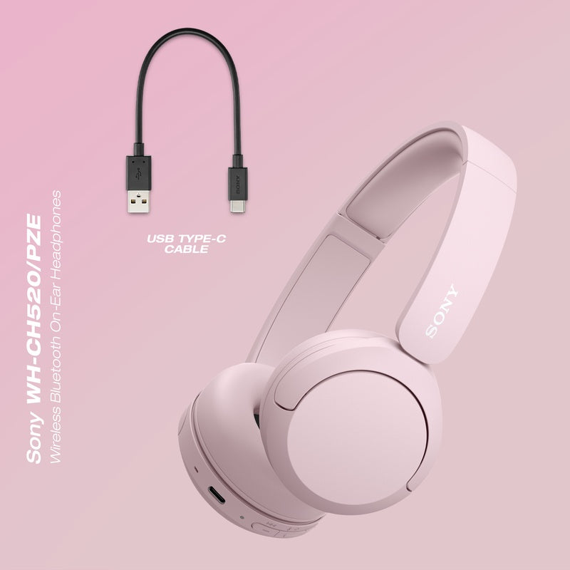 Sony WH-CH520 Bluetooth On-Ear Headphones