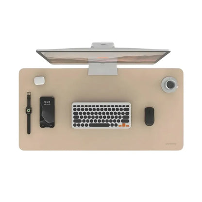 ARORA Eco-Leather + Cork Desk Mat