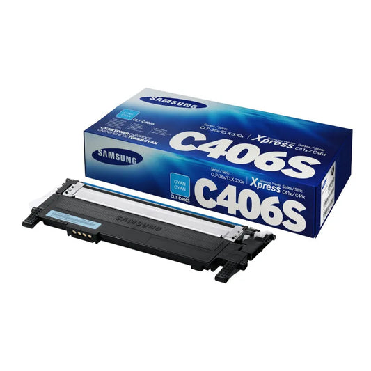 Samsung 406S Cyan Original Toner - ST986A