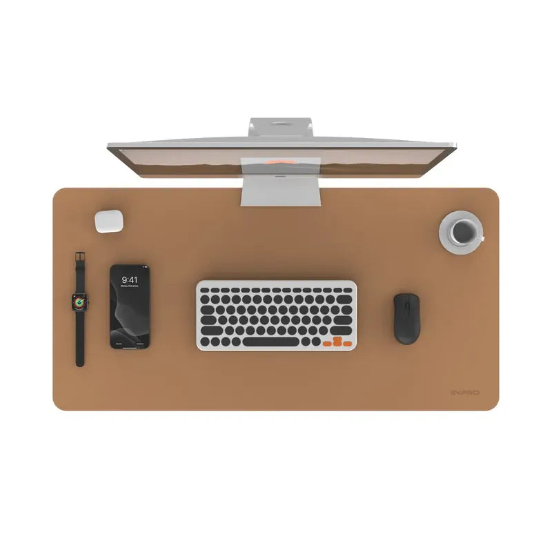 ARORA Eco-Leather + Cork Desk Mat