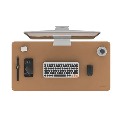 ARORA Eco-Leather + Cork Desk Mat