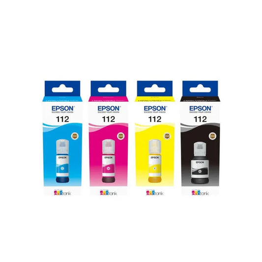 Epson 112 CMYK Original Ink Bottle Multipack - E112MP