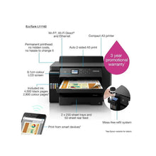 Load image into Gallery viewer, Epson EcoTank L11160 Colour WiFi Printer