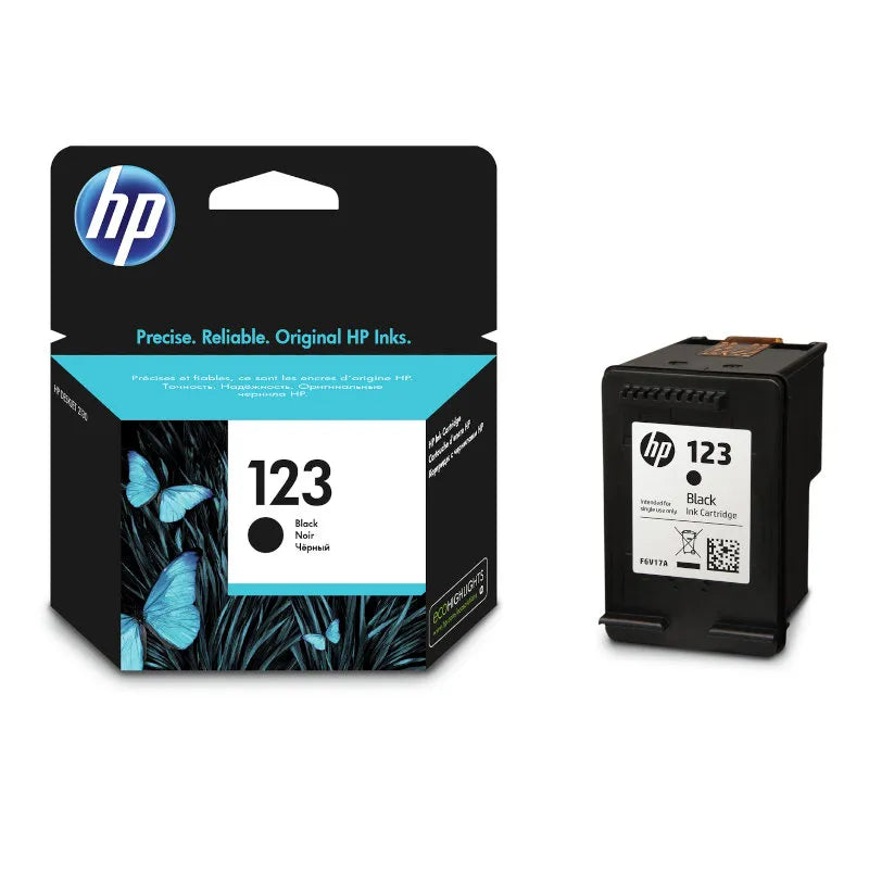 HP 123 Black and Tri Colour Original Ink Multipack - H123SMP