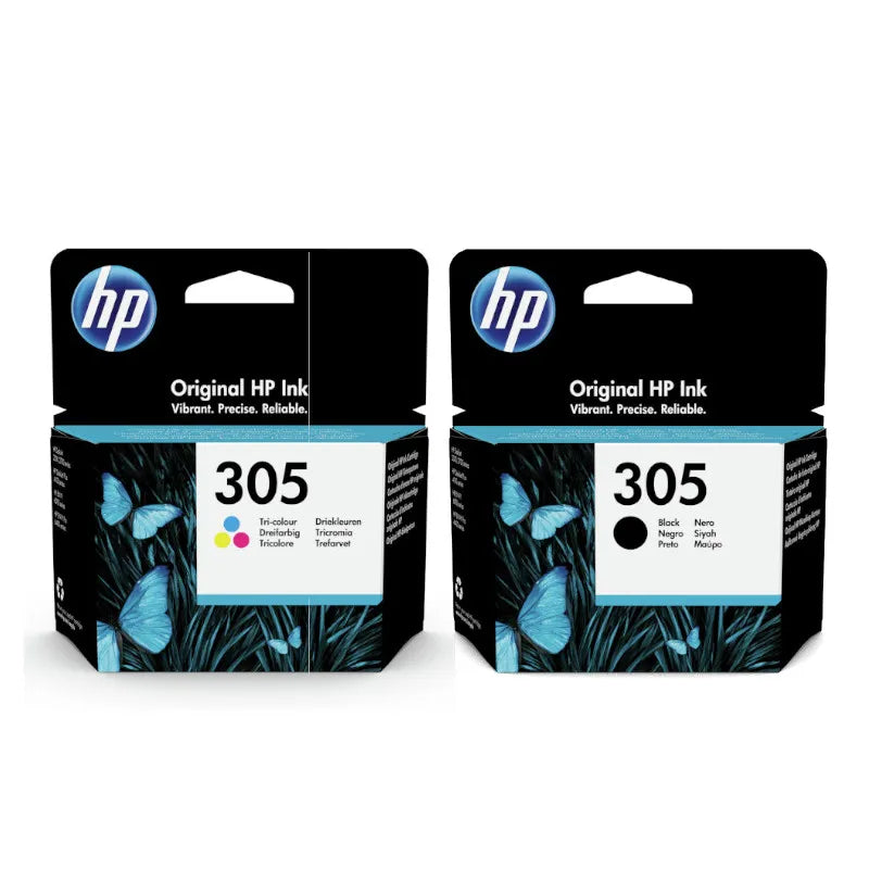 HP 305 Black And Tri Colour Original Ink Multipack - H3YM60AE/H3YM61AE