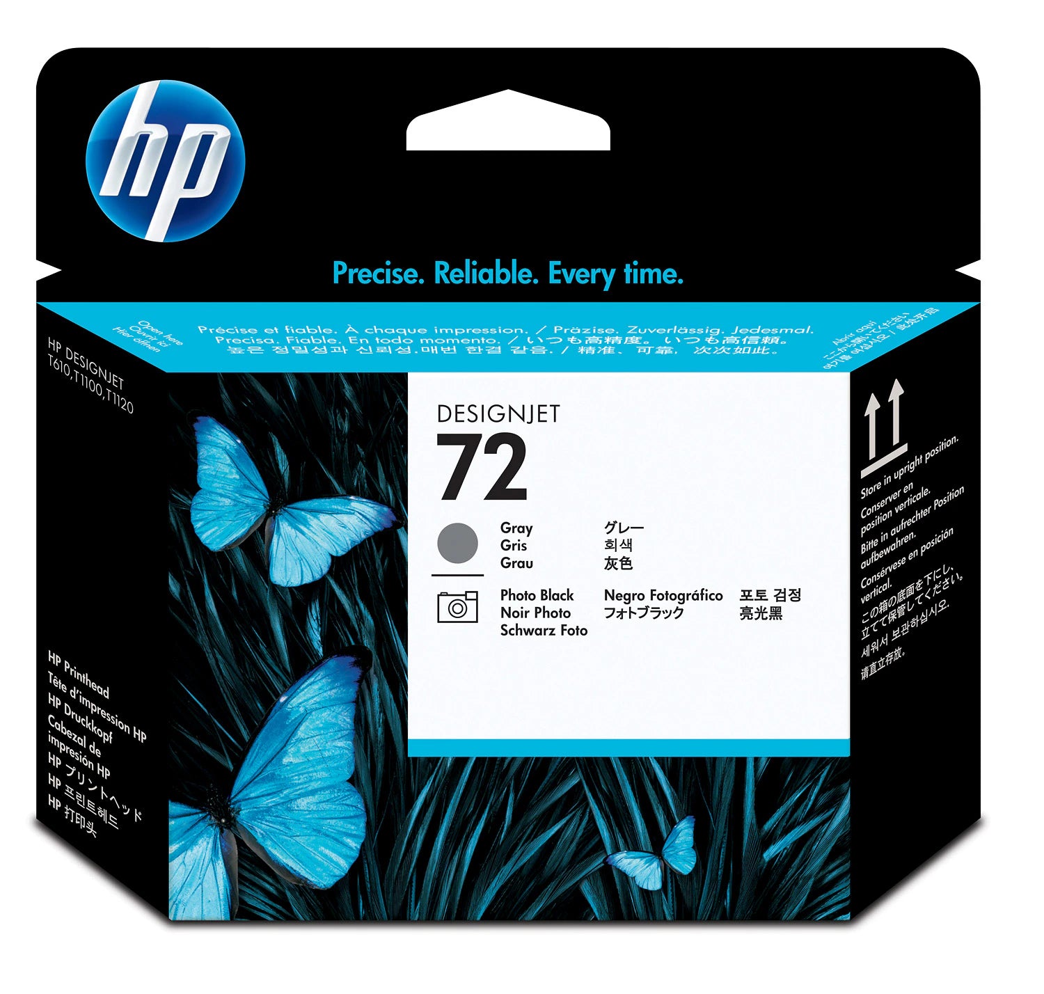 HP 72 Grey and Photo Black DesignJet Original Printhead - C9380A ...
