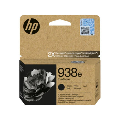 HP 938e High Yield Black Original EvoMore Ink - 4S6Y2PE