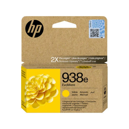 HP 938e High Yield Yellow Original EvoMore Ink - 4S6Y1PE