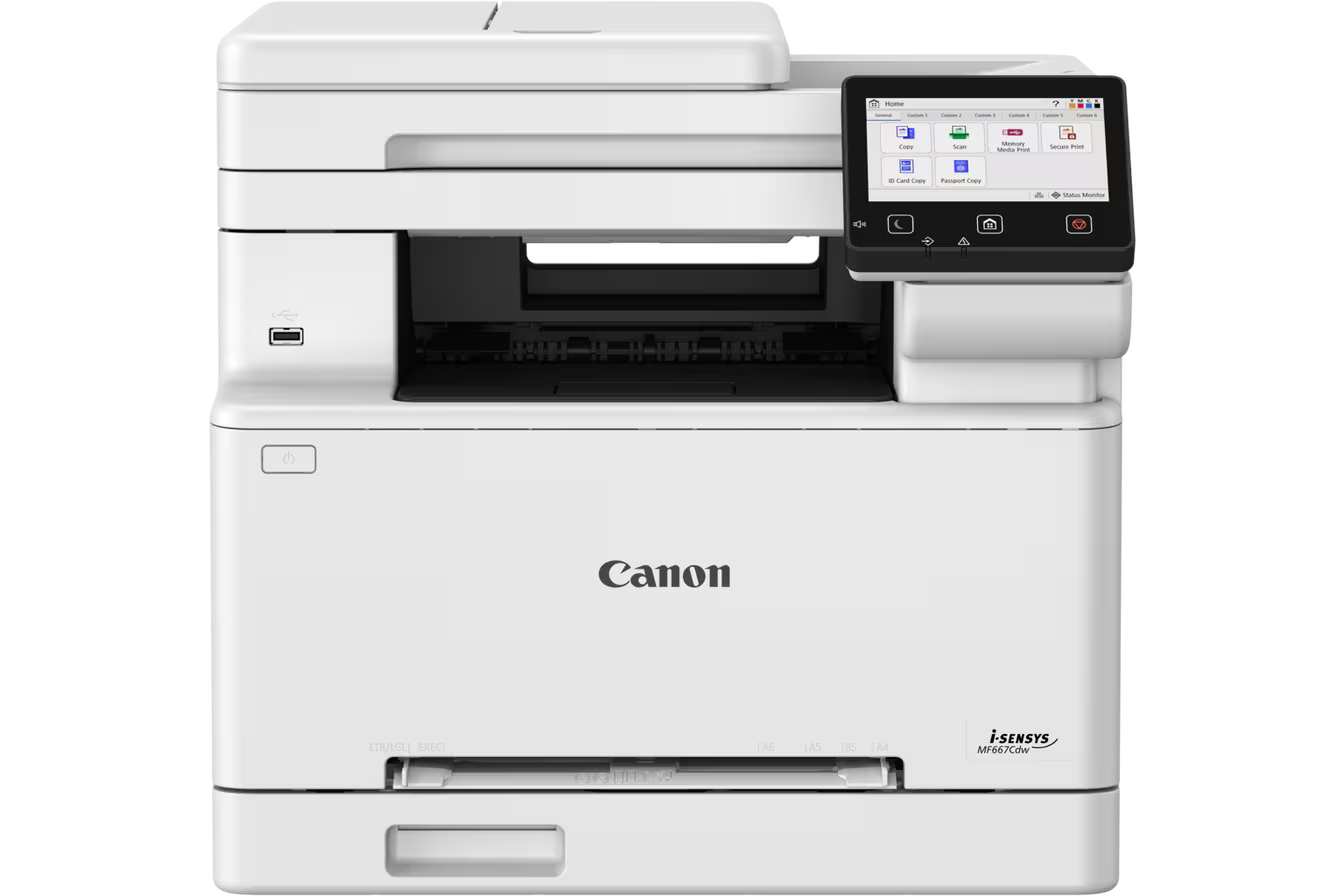 Canon i-SENSYS MF667CDW All-in-One WiFi Colour Laser Printer - MF667CDW