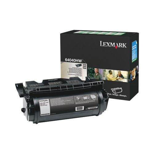 Lexmark T640 toner black - Genuine Lexmark 64040HW Original Toner cartridge