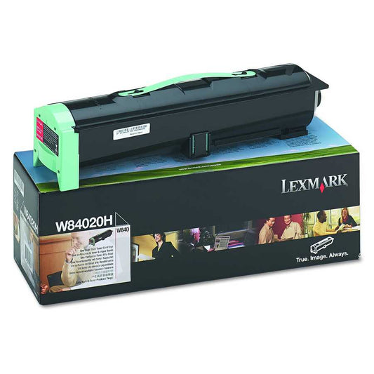 Lexmark W840 toner black - Genuine Lexmark W84020H Original Toner cartridge