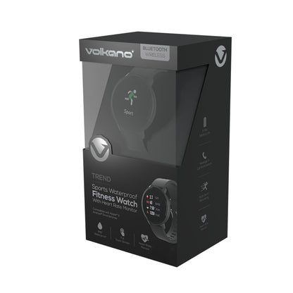 Volkano Active Tech Trend Series Watch with Heart Rate Monitor