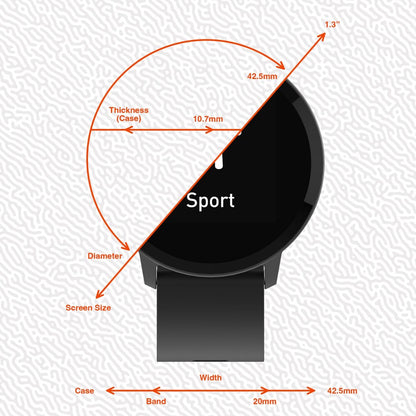 Volkano Active Tech Trend Series Watch with Heart Rate Monitor