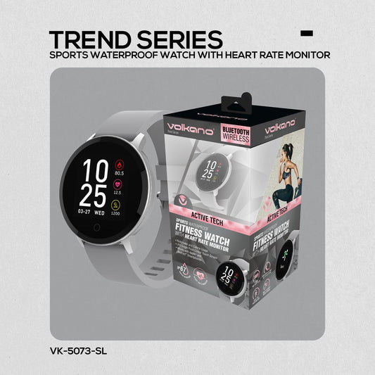 Volkano Active Tech Trend Series Watch with Heart Rate Monitor