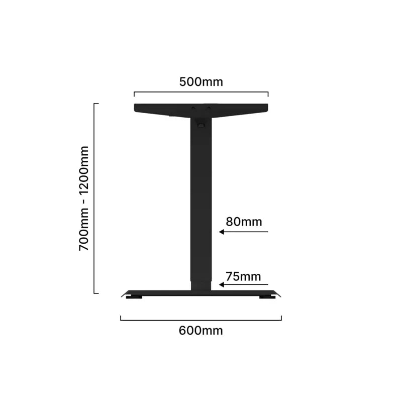 ARORA Standing Desk Pro Single Motor - Frame Only