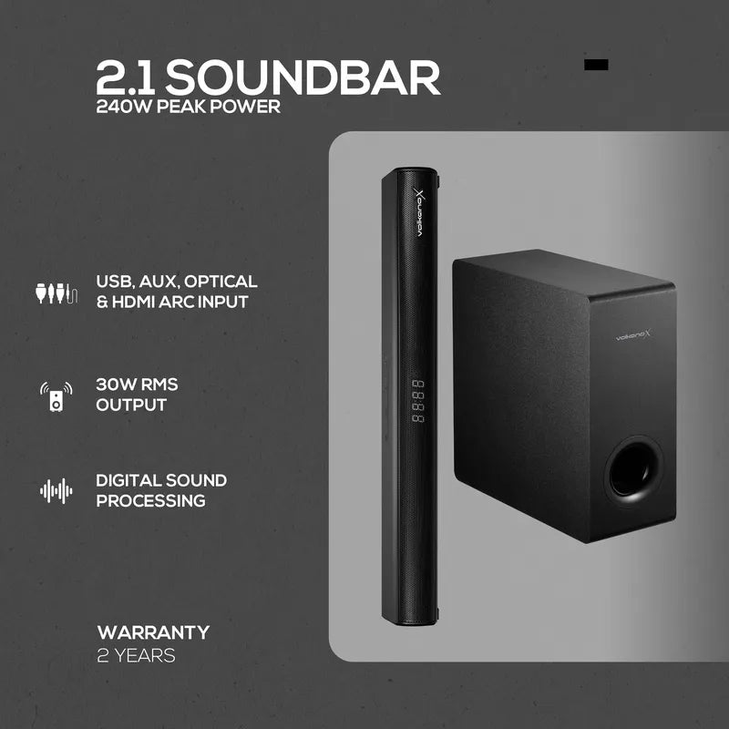 VolkanoX Empire 2.1 Soundbar